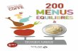 200 menus equilibres à 2 euro