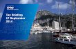 KPMG Gibraltar Tax Briefing September 2014