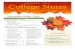 ASFM College Notes - Oct. 2014