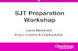 KCL SoM SJT Preparation Workshop 2014