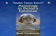 Astrology in Ficino's Epistolae - Ruth Clydesdale