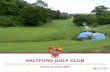 Saltford Golf Club Official Brochure 2015
