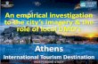 Athens as an international tourism destination