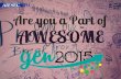 AIESEC in Bangalore | New GIS Campaign | Are you a part of Awesome Gen 2015.