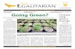 January 28, 2015 issue of The Egalitarian