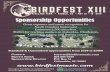 Birdfest XIII Sponsorship Catalog
