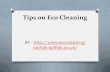 Tips on eco cleaning