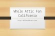 Whole attic fan california