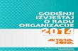 Godišnji izvještaj o radu organizacije za 2014. godinu