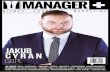 Manager + - Wydanie 8. Okładka - Jakub Cyran.