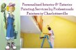 Personalized interior & exterior painting services by professionals painters in charlottesville