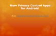 New privacy control apps for android