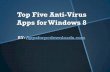 Top five anti virus apps for windows 8