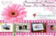 Personalized picture frame for memorize