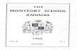 The Montfort School Annual 1960