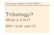 Tribology Applications 2010