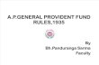 A.p.general Provident Fund Rules