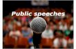 Public Speeches