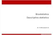 Biostatistics - Descriptive Stat