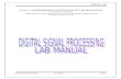 Dsp Lab Manual r13 III-II