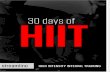 30 days of hiit