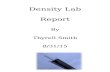 Density Lab Report