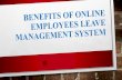Benefits of Online Employees Leave Management System