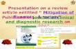 Presentation on Mitigation of Fluorosis