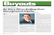 Buyouts Be Wary Rolling Over ManagementEquity Kesoglou Yoon 3-1-2010