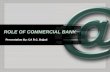 Role of Commercial Bank