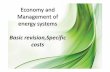 Economy and Management of energy systems