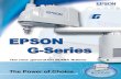 EPSON G-Series Scara Robots Catalogo