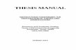 Thesis Manual