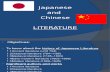 Literature of China And Japan