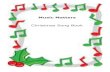 Music Matters Christmas Song Book