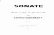 [Op. 20] L. Sabaneeff. Sonate Pour Piano, Violon Et Violoncelle