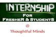 Job Oriented Internship / Industrial Training for Students / Fresher in Jaipur, India