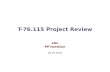 T-76.115 Project Review eGo PP Iteration 29.10.2003.