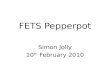 FETS Pepperpot Simon Jolly 10 th February 2010. The Pepperpot Beam segmented by intercepting screen with regular array of holes. Beamlets drift short.