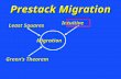 Prestack Migration MigrationIntuitive Least Squares Green’s Theorem.