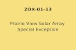 ZOX-01-13 Prairie View Solar Array Special Exception.