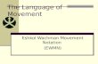 The Language of Movement Eshkol Wachman Movement Notation (EWMN)