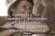 Community-to-Community Exchanges of Indigenous Knowledge Practices Noel Oettlé Environmental Monitoring Group South Africa.