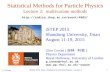 G. Cowan iSTEP 2015, Jinan / Statistics for Particle Physics / Lecture 21 Statistical Methods for Particle Physics Lecture 2: multivariate methods iSTEP.