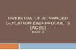 OVERVIEW OF ADVANCED GLYCATION END-PRODUCTS (AGE S ) PART 3.