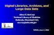 Digital Libraries, Archives, and Large Data Sets Alexa T. McCray National Library of Medicine Bethesda, Maryland USA mccray@nlm.nih.gov WHOI, June 3, 2004.