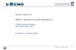 M. Baldauf, U. Blahak (DWD)1 Status report of WG2 - Numerics and Dynamics COSMO General Meeting 02-05 Sept. 2013, Sibiu M. Baldauf, U. Blahak (DWD)