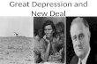 Great Depression and New Deal. Stock Market Crash In October 1929, panic selling caused the United States stock market to crash. The crash led to a worldwide.
