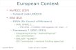 European Context NuPECC (ESF) – Forward Look LRP2010 ERA (EU) – ESFRI (EU Council of Ministers) FAIR, SPIRAL 2, … – FP8 (2014…): EURISOL, FAIR upgrade,