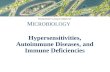 PowerPoint ® Lecture Slides for M ICROBIOLOGY Hypersensitivities, Autoimmune Diseases, and Immune Deficiencies.